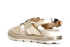 SANDALO ASIMMETRICO MACRO PAILLETTES SPECCHIO