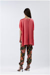 BLUSA OVERSIZE CON SCOLLO A V