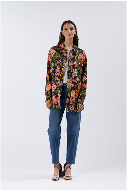 CAMICIA AMPIA STAMPATA