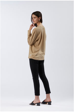 FELPA AMPIA TESSUTO LUREX