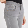 PANTALONE SKINNY CON BOTTONE GIOIELLO