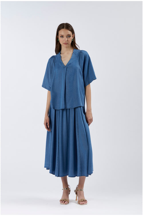BLUSA IN TENCEL