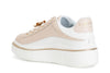 SNEAKER IN PELLE CON ACCESSORIO SMALTATO