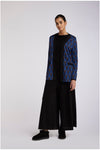 CARDIGAN LUNGO TESSUTO JACQUARD