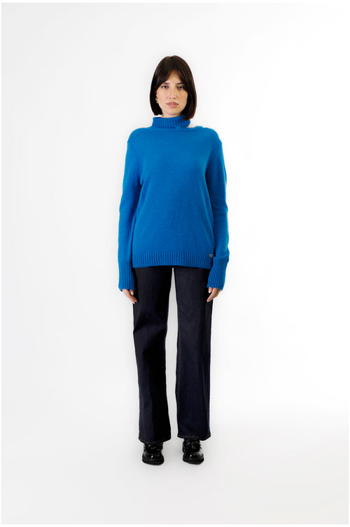MAGLIONE COLLO ALTO CON OBLò