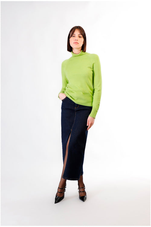 MAGLIA CON COLLETTO ALTO