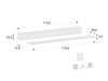 Kit Fianco Letto Crea/CreaPlus 70x140