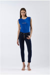 PANTALONE SKINNYCON BOTTONIERA