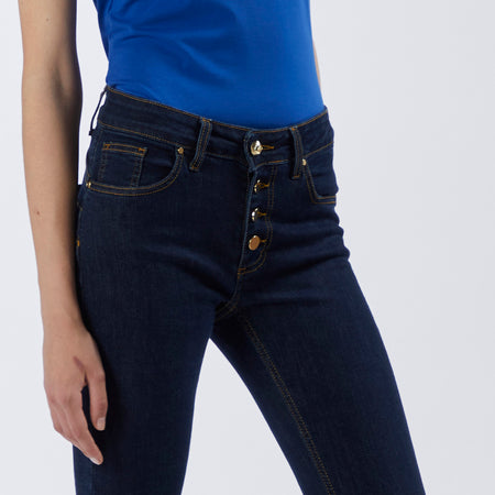 PANTALONE SKINNYCON BOTTONIERA