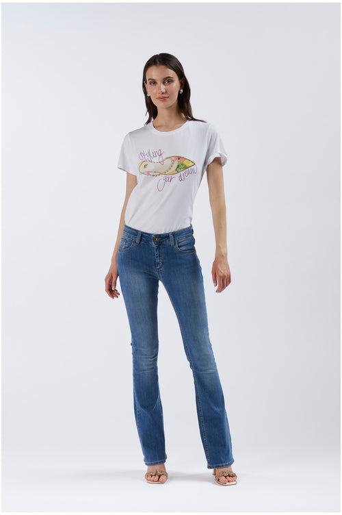 DENIM FLARE LEG
