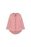 CAMICIA OVERSIZE IN MISTOLINO