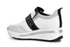 SLIPON IN PELLLE CON FASCIA LOGO STRASS