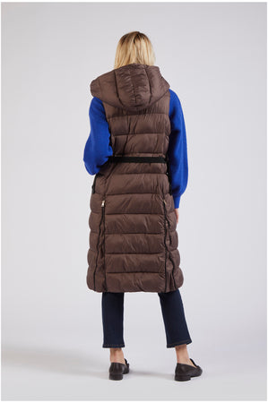 PIUMINO SMANICATO CON CINTURA ELASTICA