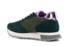 SNEAKERS IN PELLE SCAMOSCIATA E TESSUTO