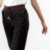 JOGGHER IN MAGLIA CON LOGO JACQUARD
