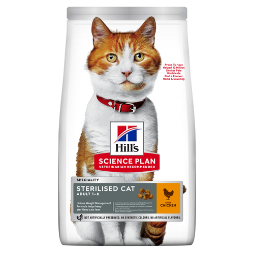 Hill's Sterilised secco Gatti Adulti pollo