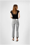 DENIM CROPPED FLARE
