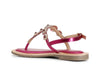 SANDALO INFRADITO CON ACCESSORIO GIOIELLO SFERE