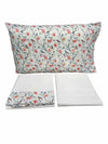 Completo Lenzuola Matrimoniale Papalina LEM156 Cotone con Balza