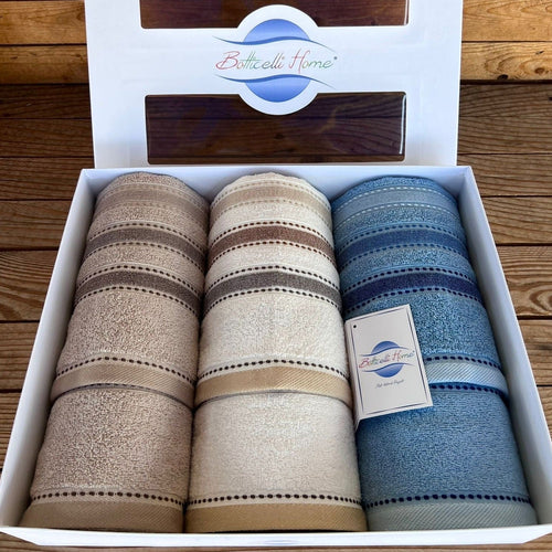 Asciugamani 3+3 GRADATION By BOTTICELLI HOME