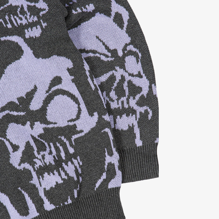 Maglione Wasted Paris Skull Charcoal