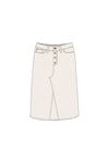 GONNA IN BULL DENIM