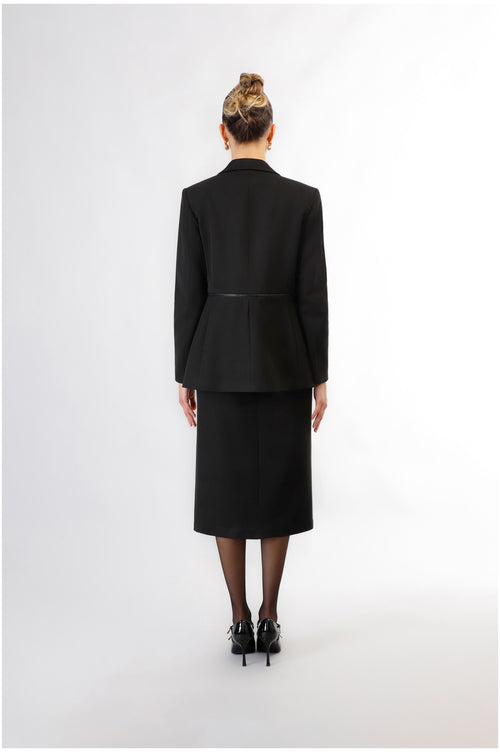 GIACCA CON ZIP IN VITA