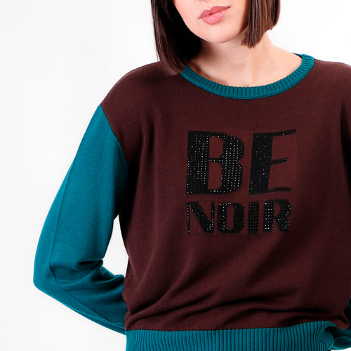 MAGLIA GIROCOLLO BE NOIR