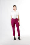 PANTALONE A SIGARETTA CON VITA ELASTICA