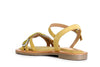 SANDALO GILDA IN CAMOSCIO CON ACCESSORIO STRASS