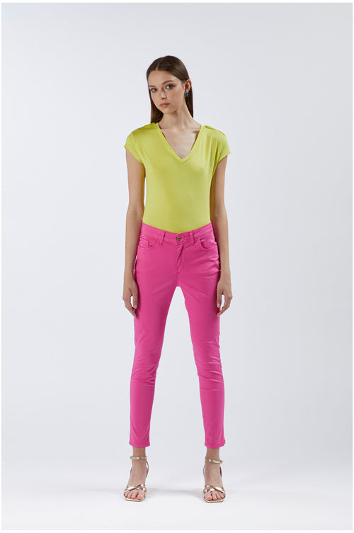 PANTALONE SKINNY TINTO CAPO