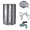 Botte in acciaio inox 18/10 per olio e vino Made in Italy