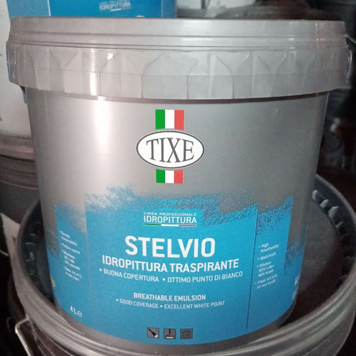 Tixe Stelvio 4lt idro pittura traspirante bianca opaca per interni