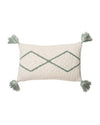 Cuscino Lavorato a Maglia - Little Oasis Nat - Indus Blue - (40x25 cm) Lorena Canals