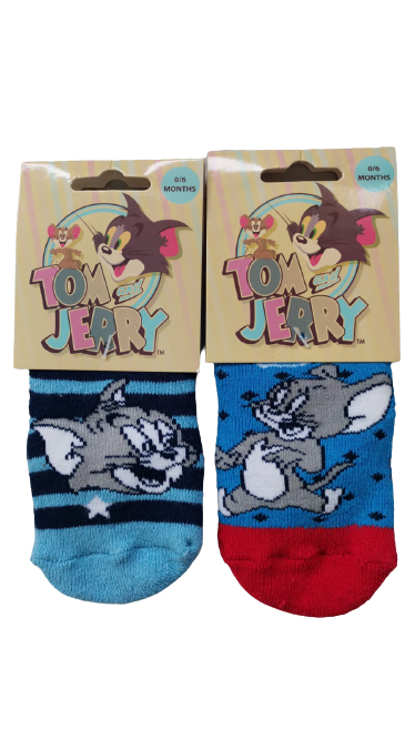 Sun City Calzini Antiscivolo Neonati Tom & Jerry Assortito