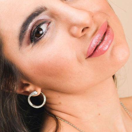 Boccadamo - Orecchini contrarié con zirconi