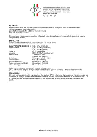 Tixe Gavia 4lt idro pittura acrilica bianca opaca lavabile per interni