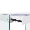 Scrivania Armos con cassetti porta pc da ufficio e cameretta in legno 110 cm
