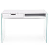 Scrivania Armos con cassetti porta pc da ufficio e cameretta in legno 110 cm