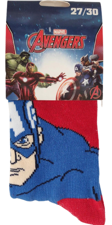 Calzini Bambino Captain America Avengers Rosso