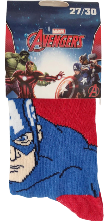 Calzini Bambino Captain America Avengers Rosso