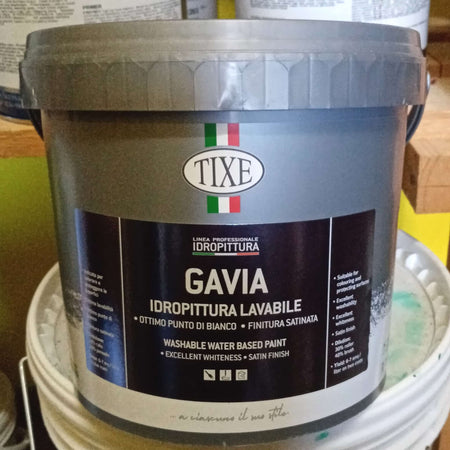 Tixe Gavia 4lt idro pittura acrilica bianca opaca lavabile per interni