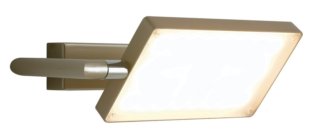 Applique da parete per interno 17W a led orientabile oro FOLIO