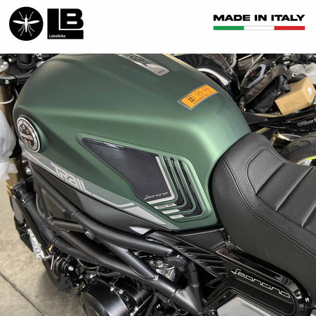 Adesivi 3D laterali serbatoio moto compatibili con Benelli Leoncino 800 Trail
