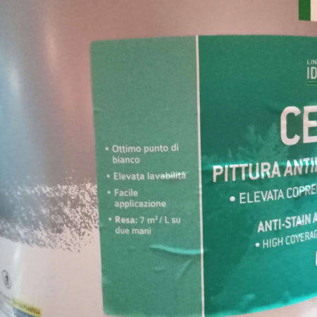 Tixe Celatix 4lt idro pittura bianca antimacchia e antifumo lavabile interni