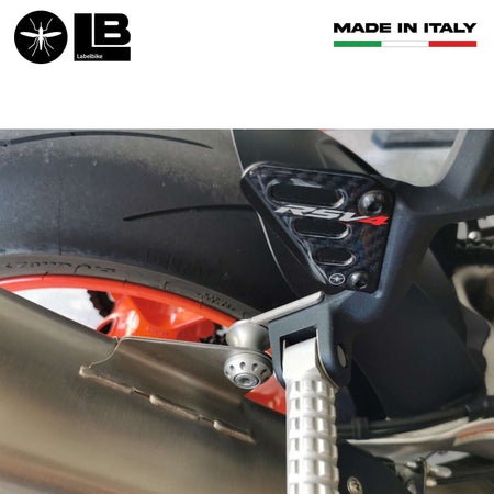 Adesivi 3D per Battitacco posteriore compatibili con Aprilia RSV4 1100 2011-2024