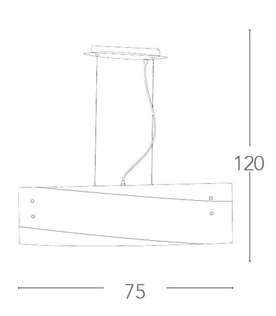 Lampadario a Sospensione Moderno Decoro Oro Vetro Bianco E27