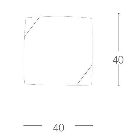 Plafoniera Decoro Oro Vetro Bianco Quadrata Lampada Moderna E27