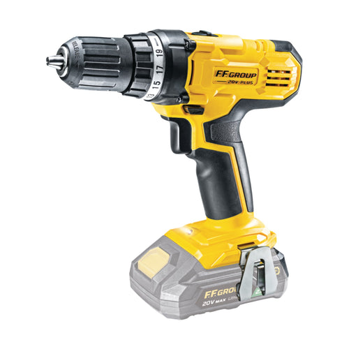 FF-Group CDD/40 20V PLUS trapano avvitatore con 2 batterie uso semi professionale