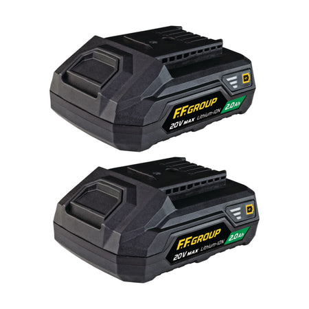 FF-Group CDD/40 20V PLUS trapano avvitatore con 2 batterie uso semi professionale